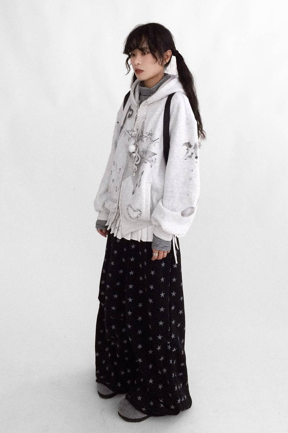 Fleece Lined Graphic Hoodie