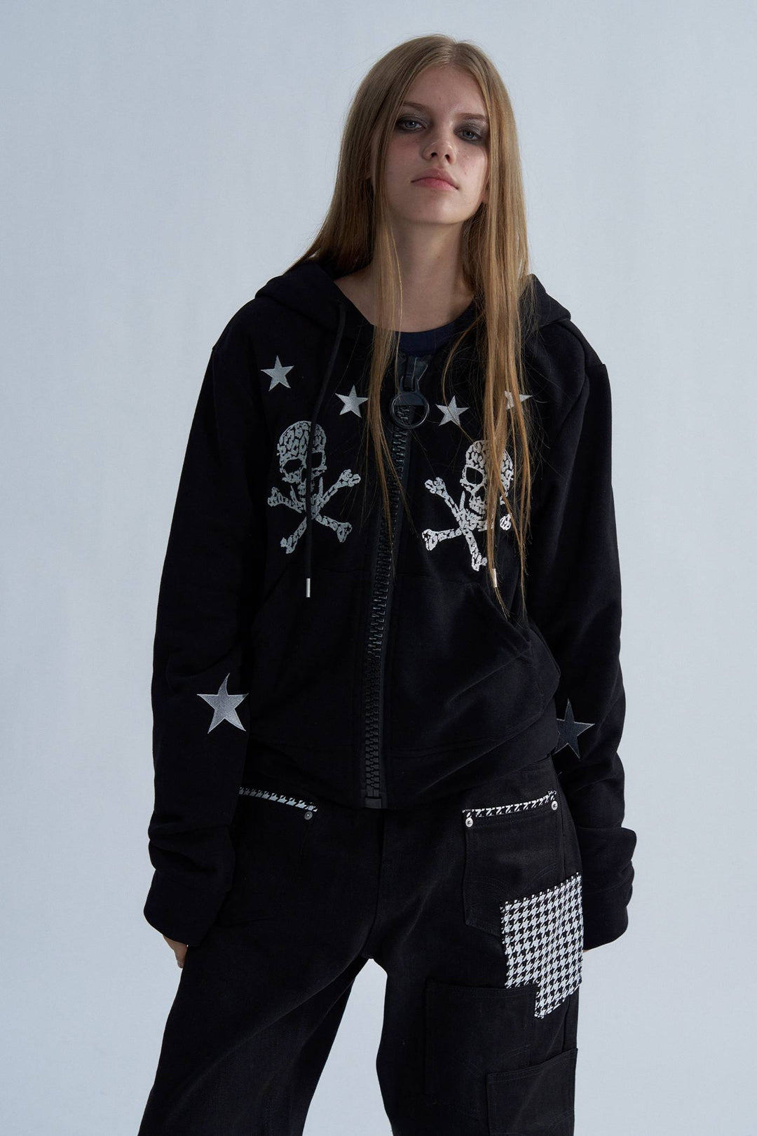 Deadstar Skull Zip Hoodie