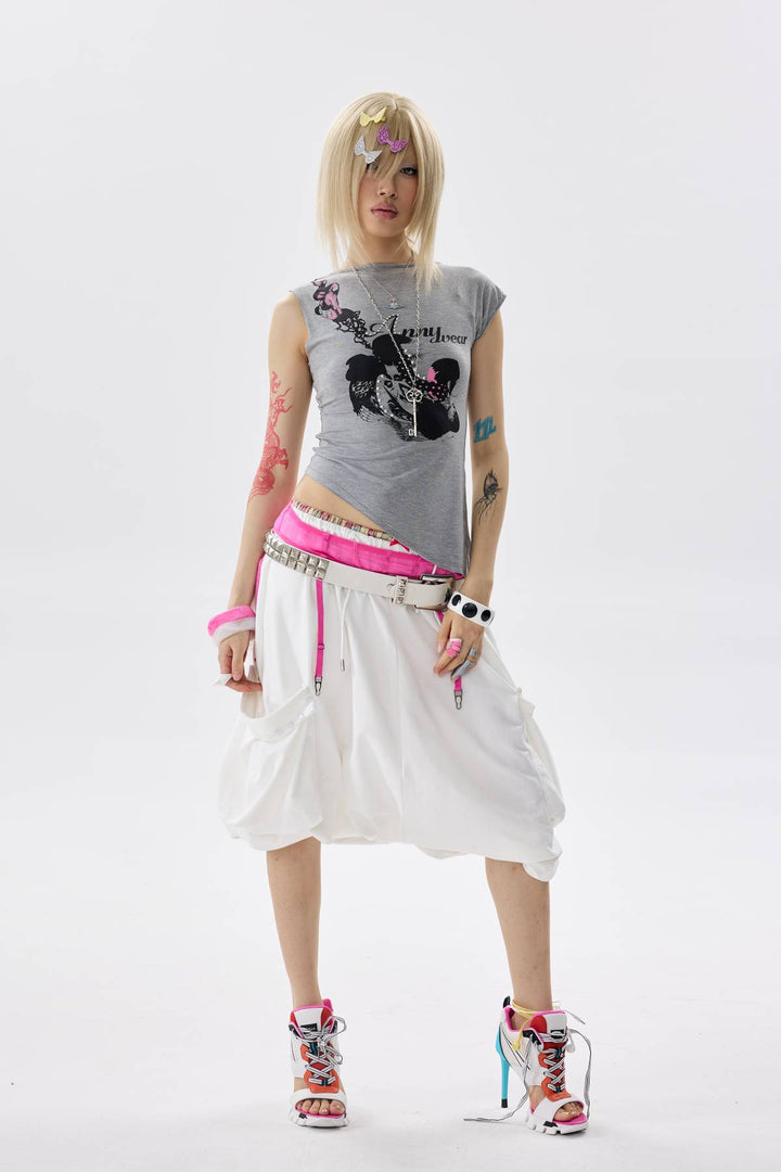 One Shoulder Fitted Top