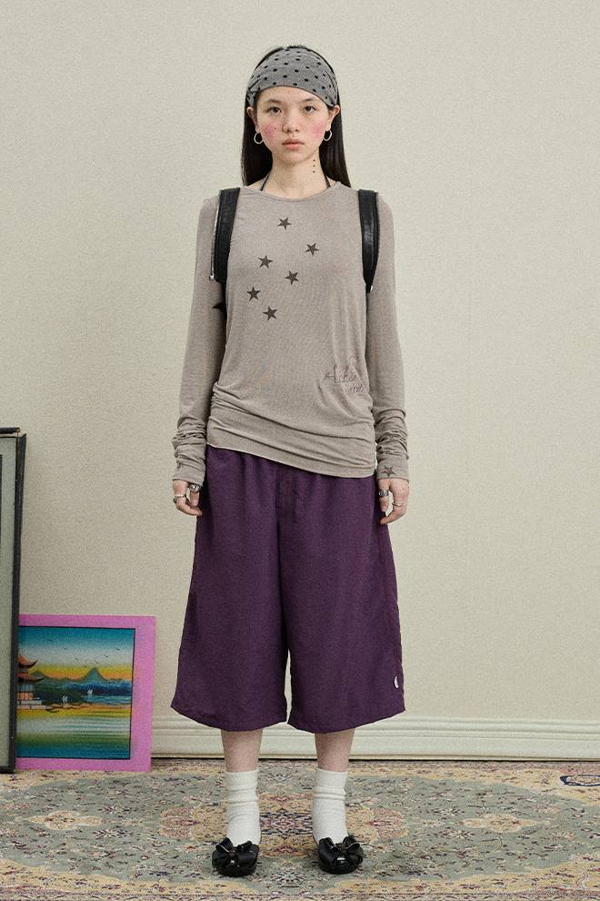 Star Line Long Sleeve Top