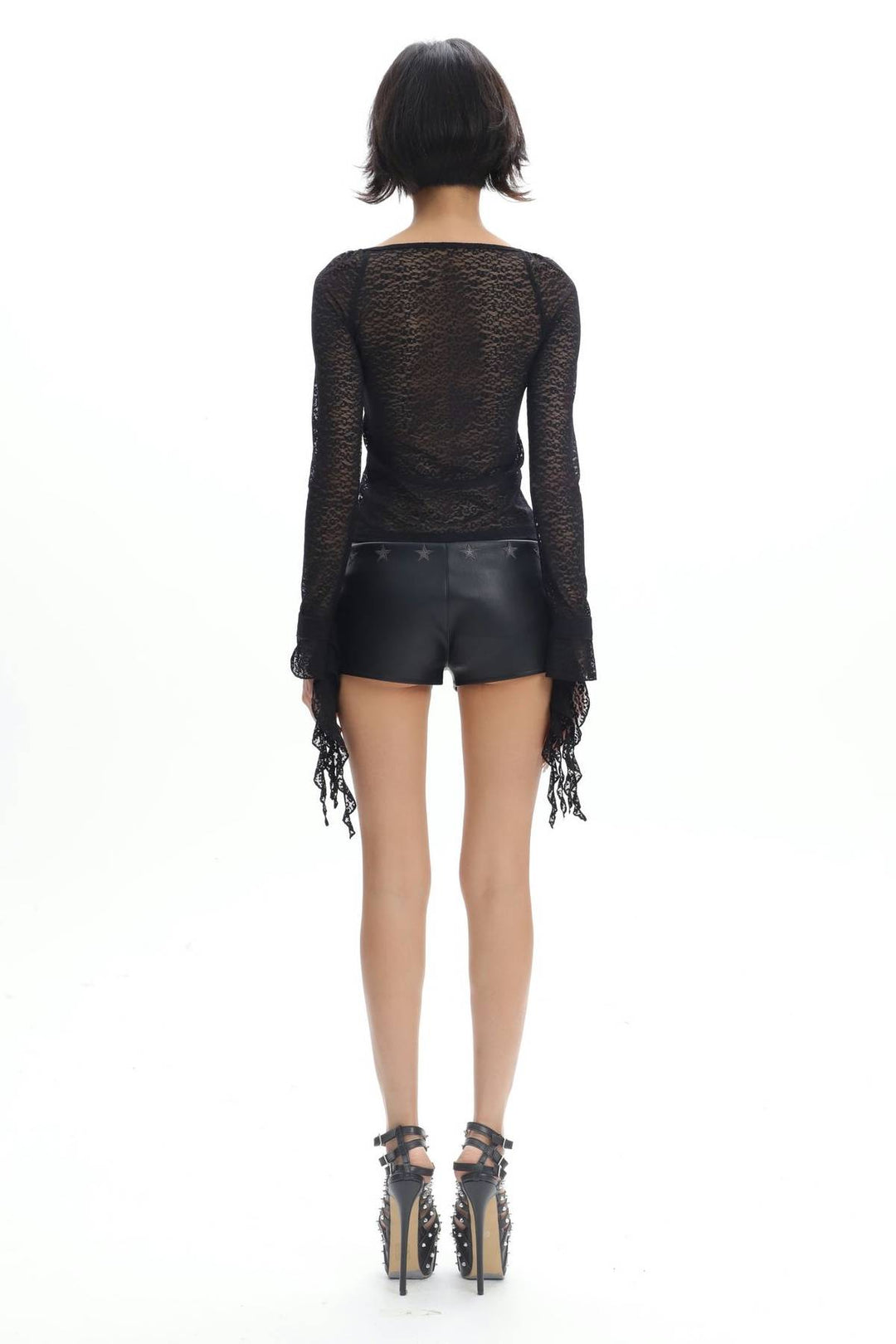Sheer Leopard Lace Top