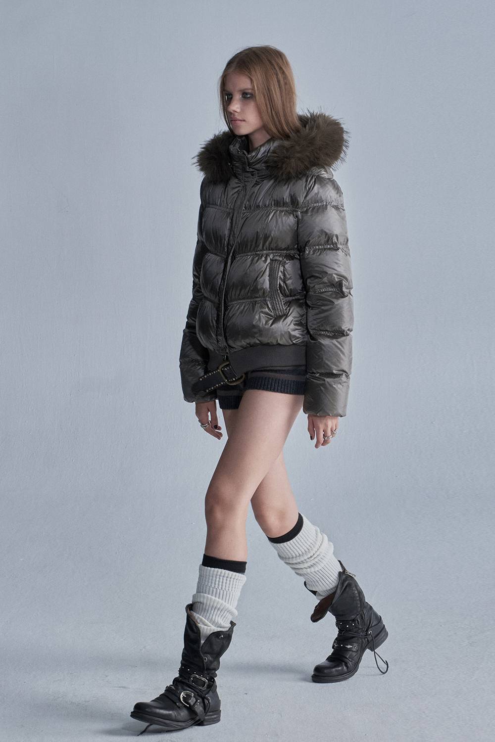 Fur Hood Puffer Jacket