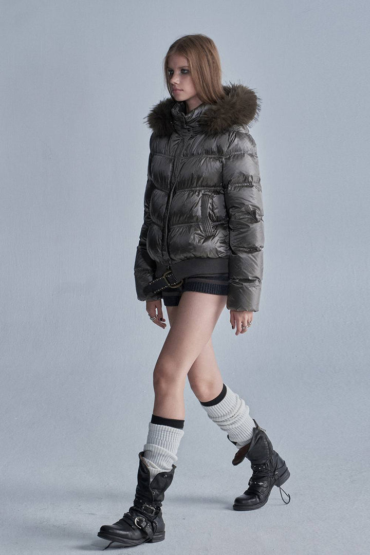 Fur Hood Puffer Jacket