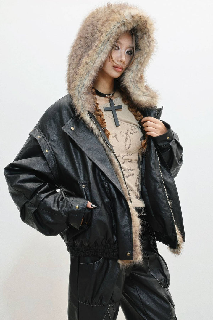 Cozy Fur Trim Jacket