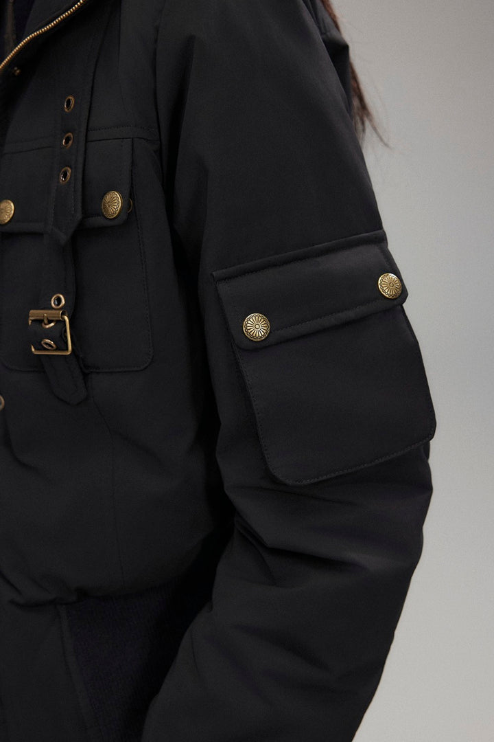 Aria Cinched Puffer Jacket