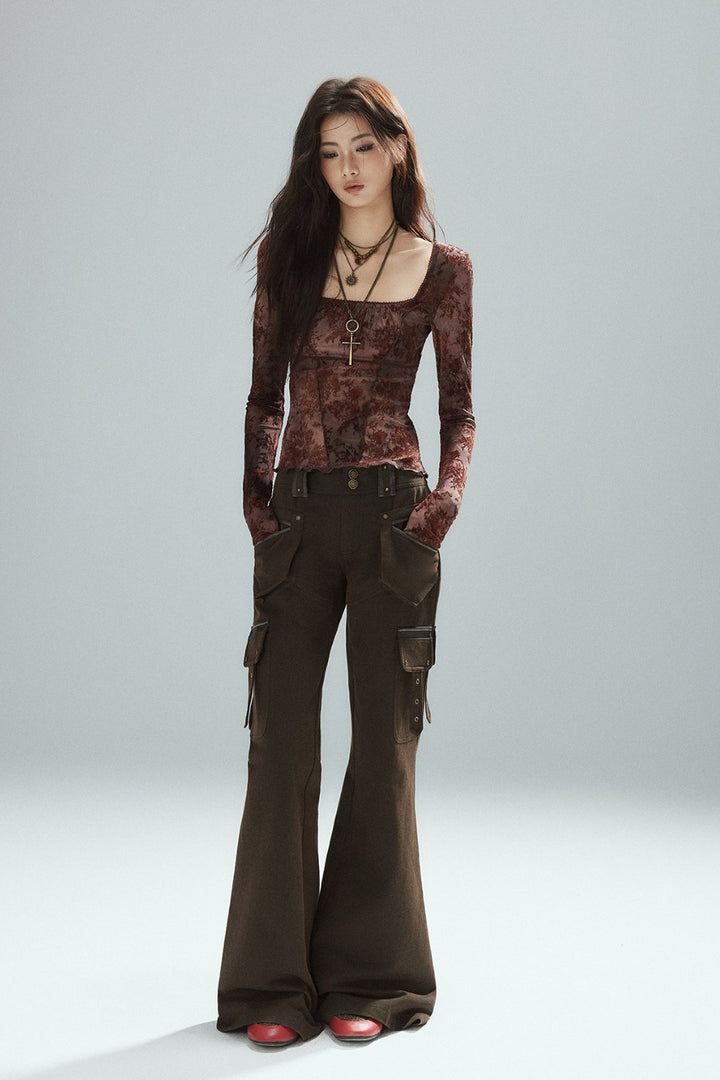 Ella Sheer Lace Top
