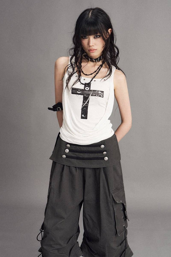 Rivet Detail Tank Top