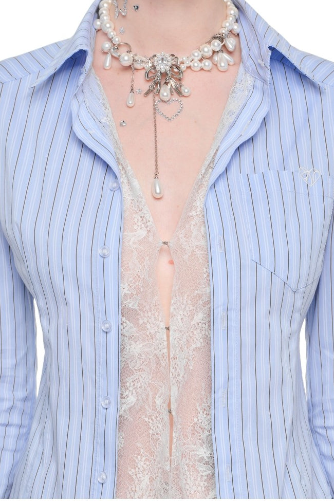 Jennie Lace Panel Blouse