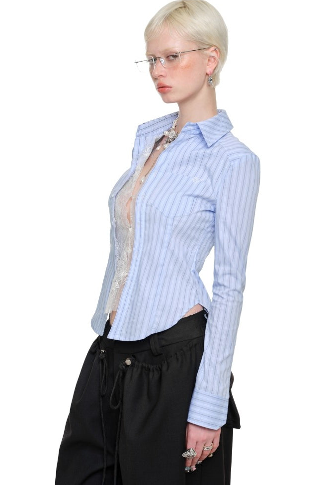 Jennie Lace Panel Blouse