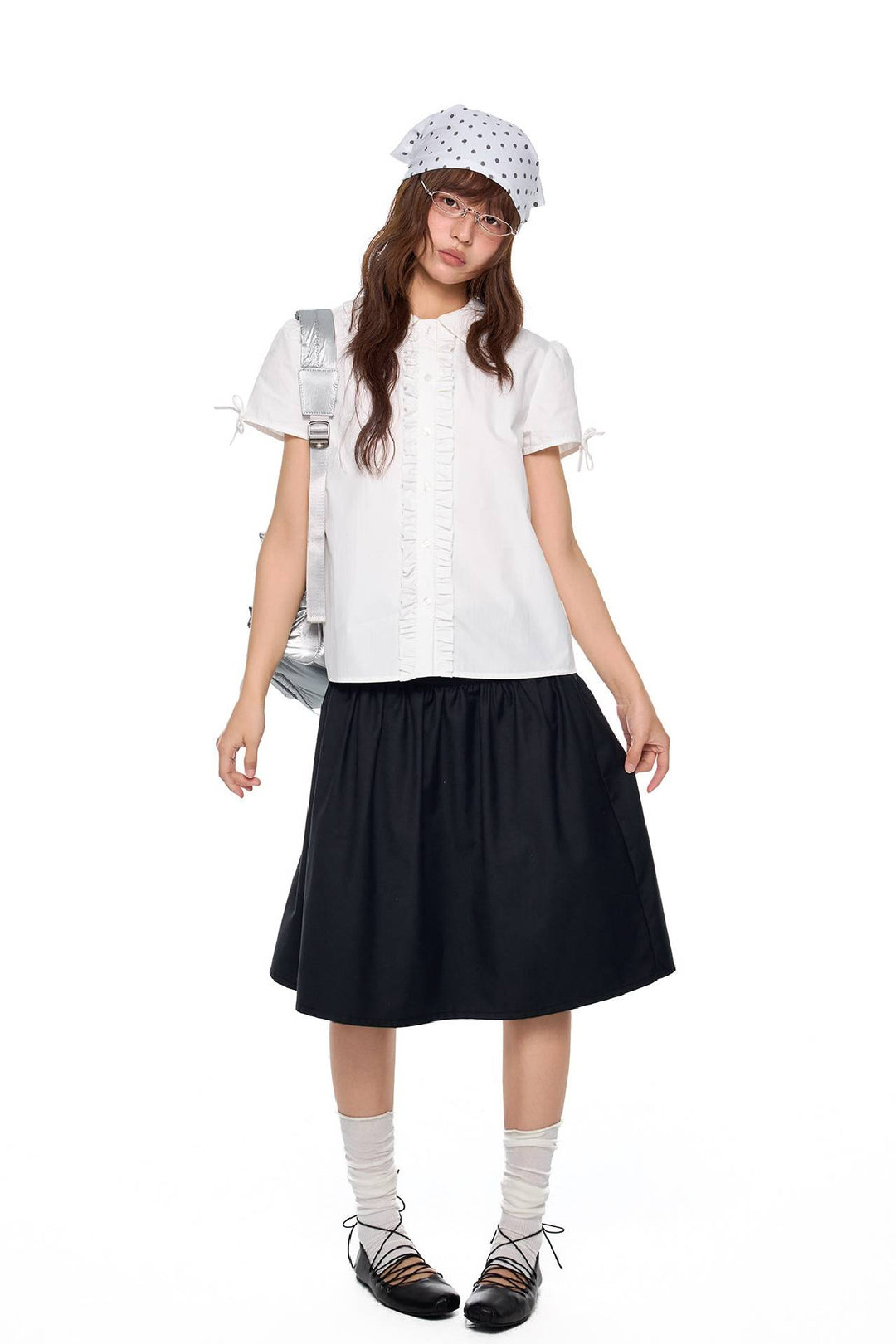 Flowy Panel Midi Skirt