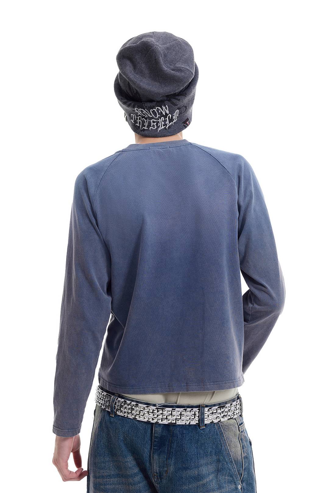 Distressed Raglan Longsleeve