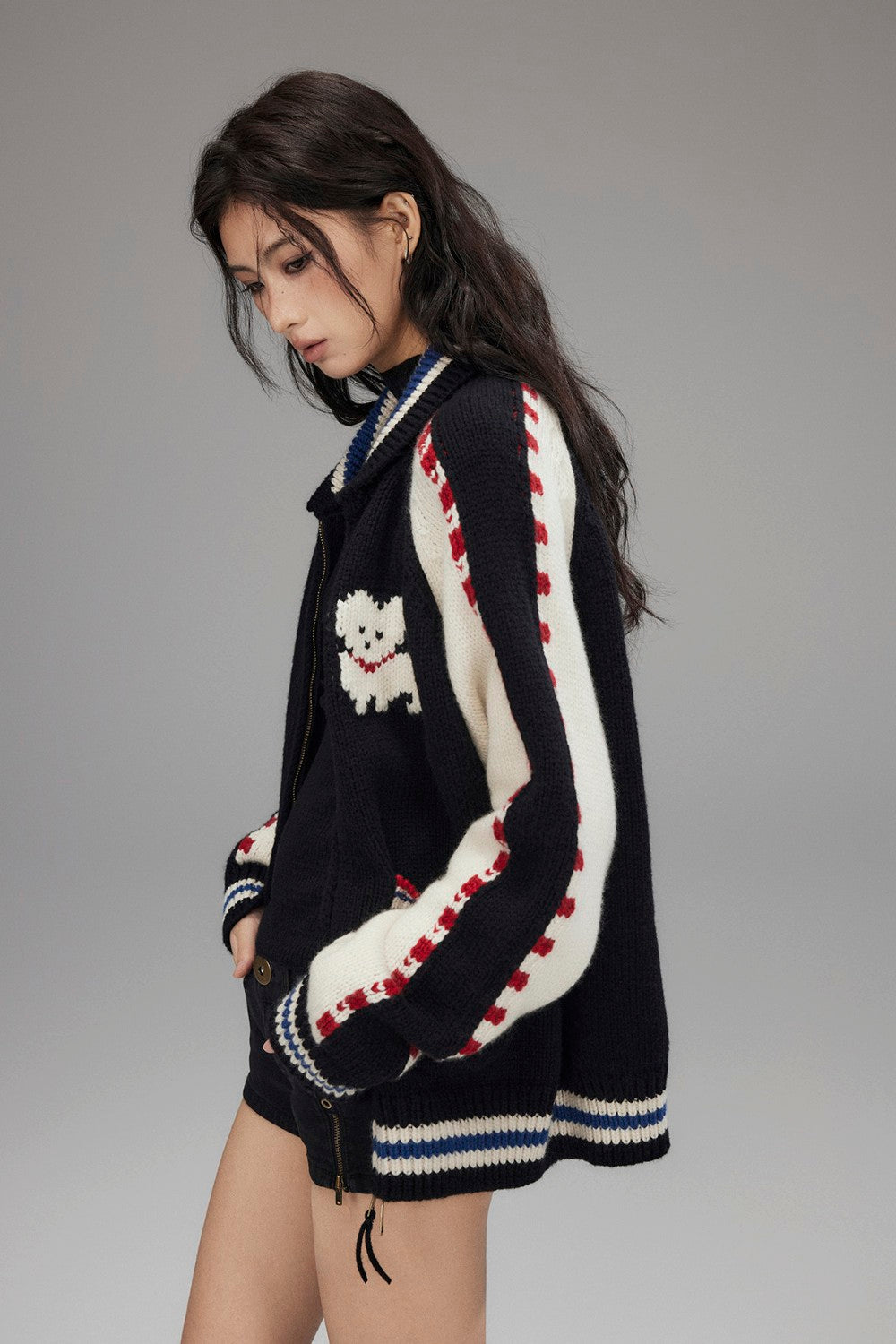 Piper Dog Knit Jacket