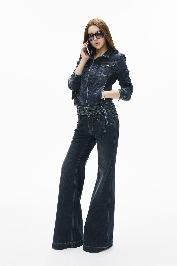 Vera Midnight Low-Rise Jeans