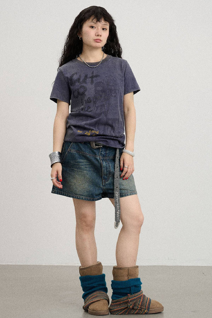 Faded Replay Girl Tee