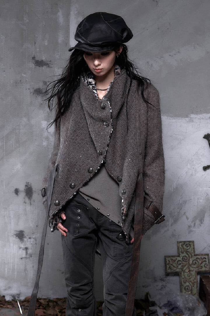 Dual-Wear Leopard Jacket