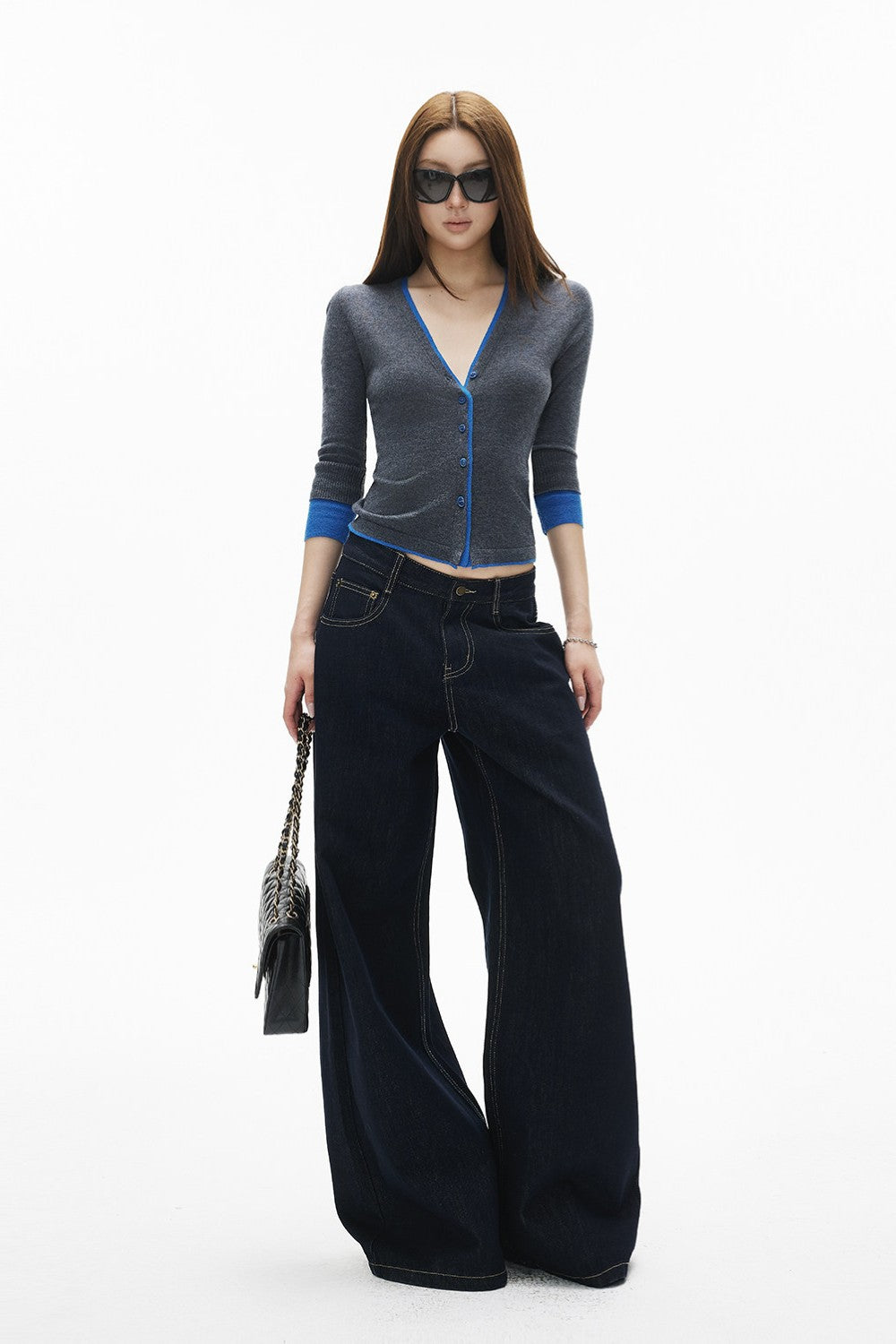 Sophie Faux Layer Cardigan