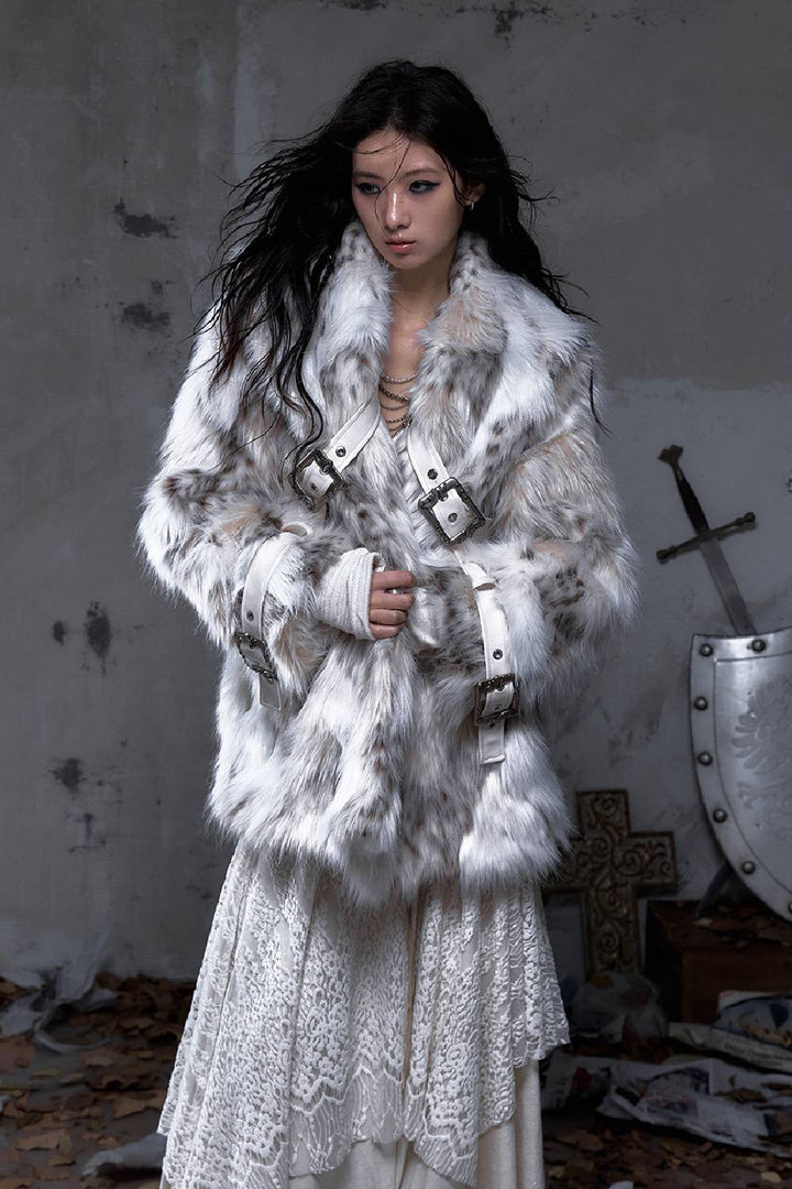 Ivory Relic Fur Coat