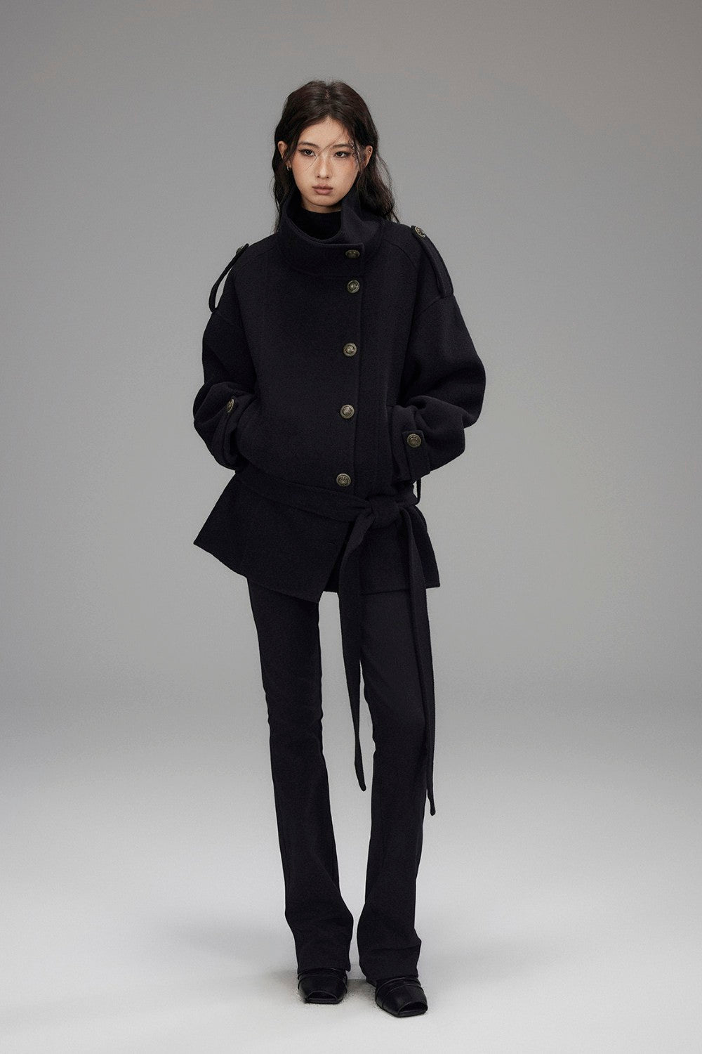 Clara Wool Belted Jacket