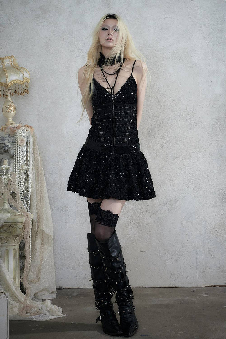 Jacquard Bubble Mini Dress