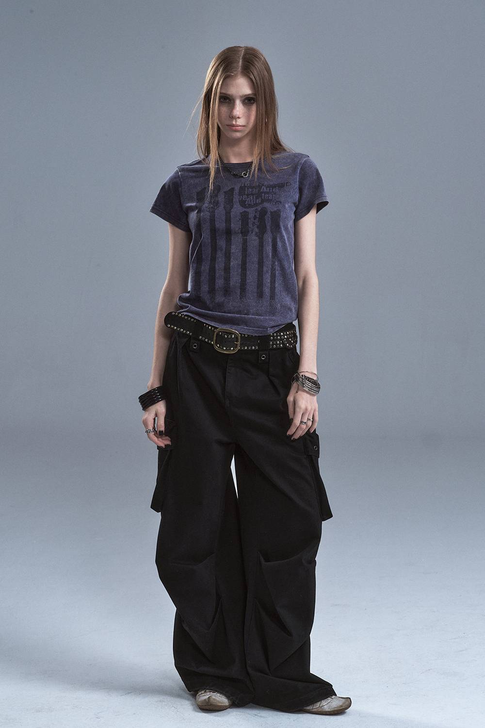 Distressed Guitar Print Tee
