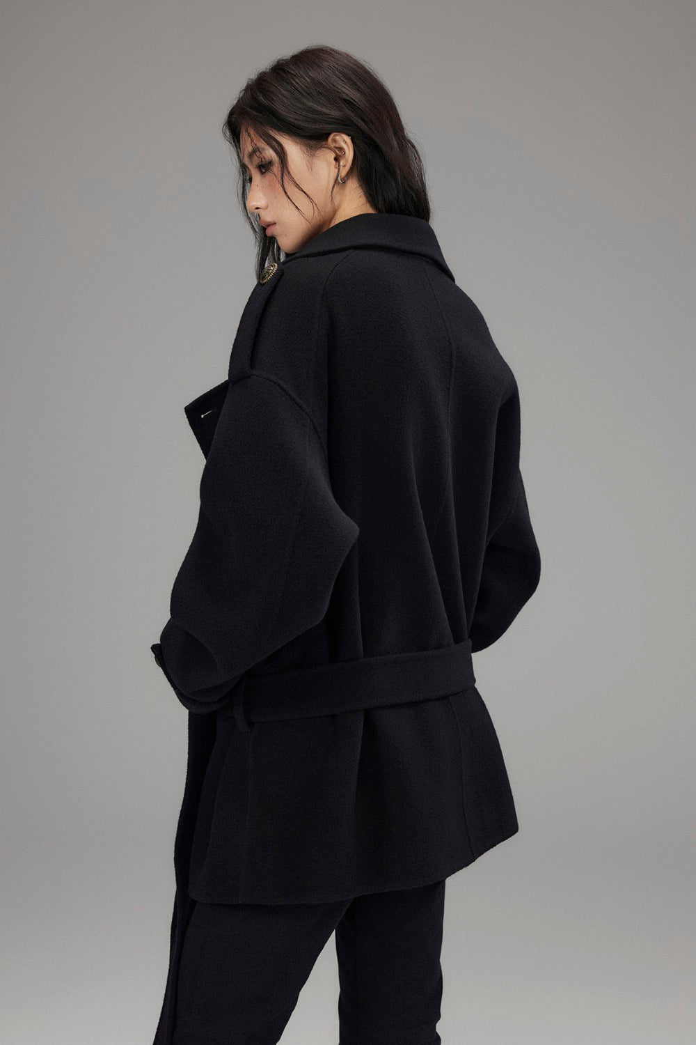 Clara Wool Belted Jacket – Pixie Rebels