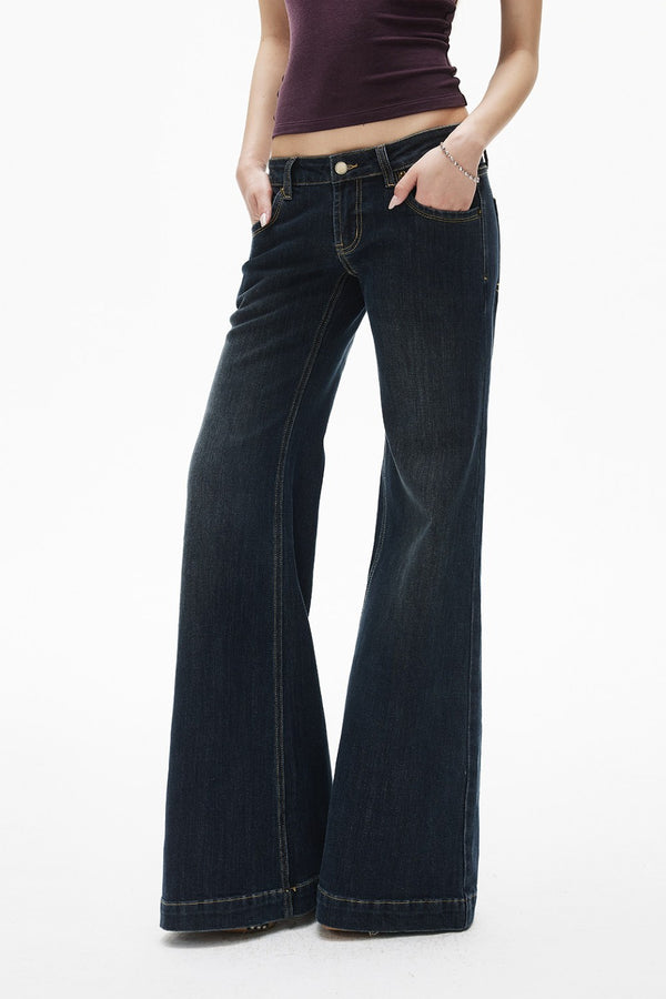 Vera Midnight Low-Rise Jeans