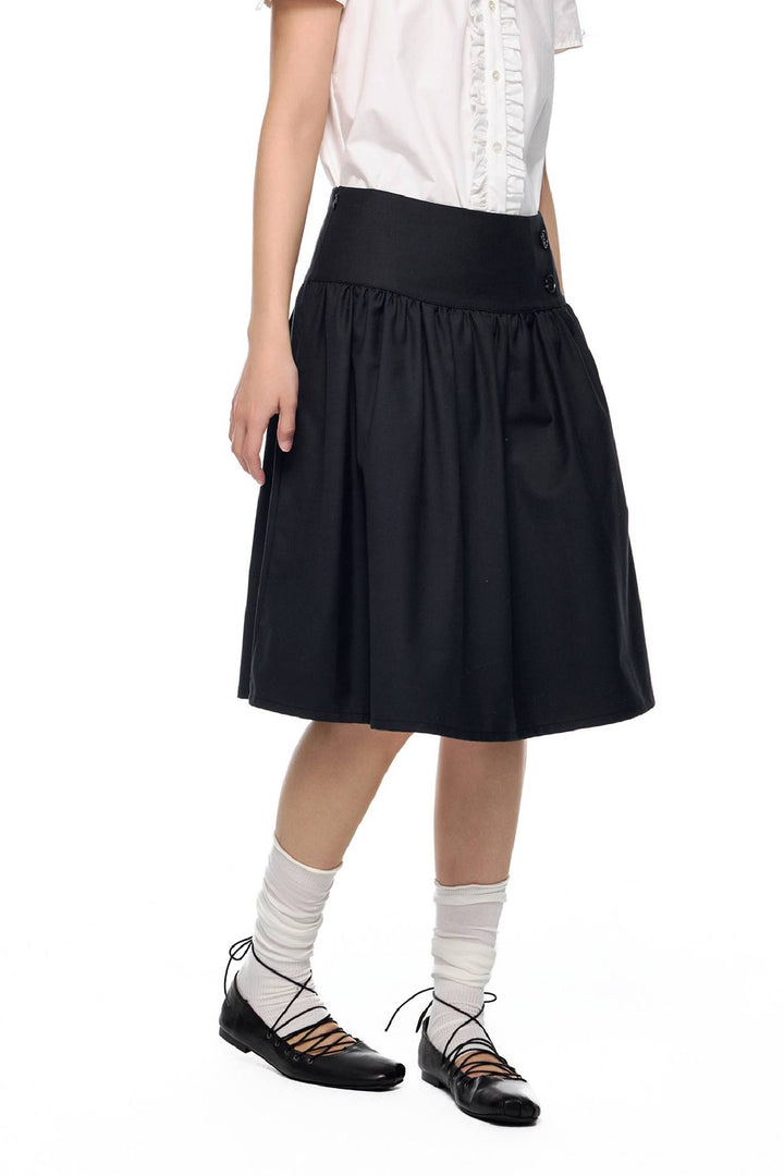 Flowy Panel Midi Skirt
