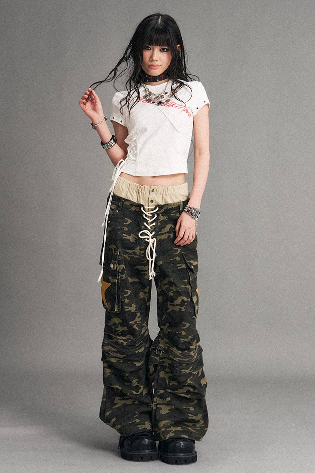 Side Lace Up Top