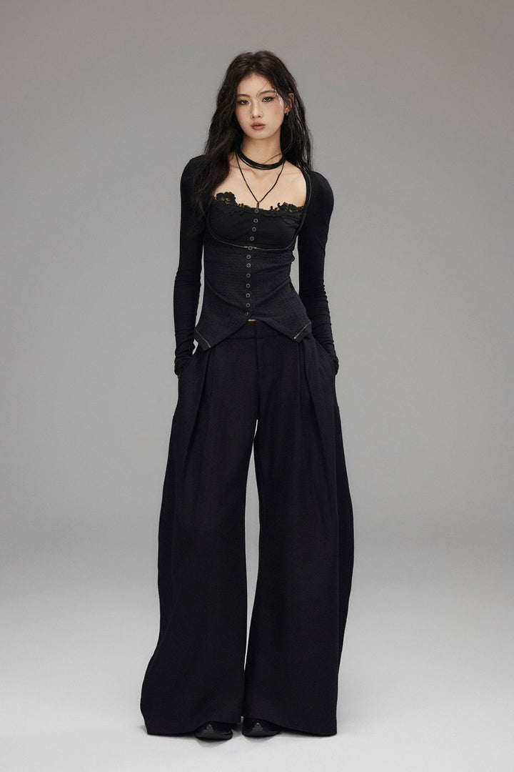 Mila Wide Tailored Trousers