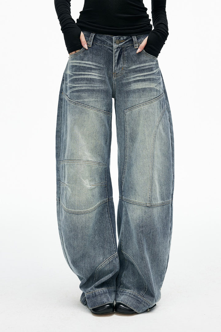 Mona Curved Panel Jeans