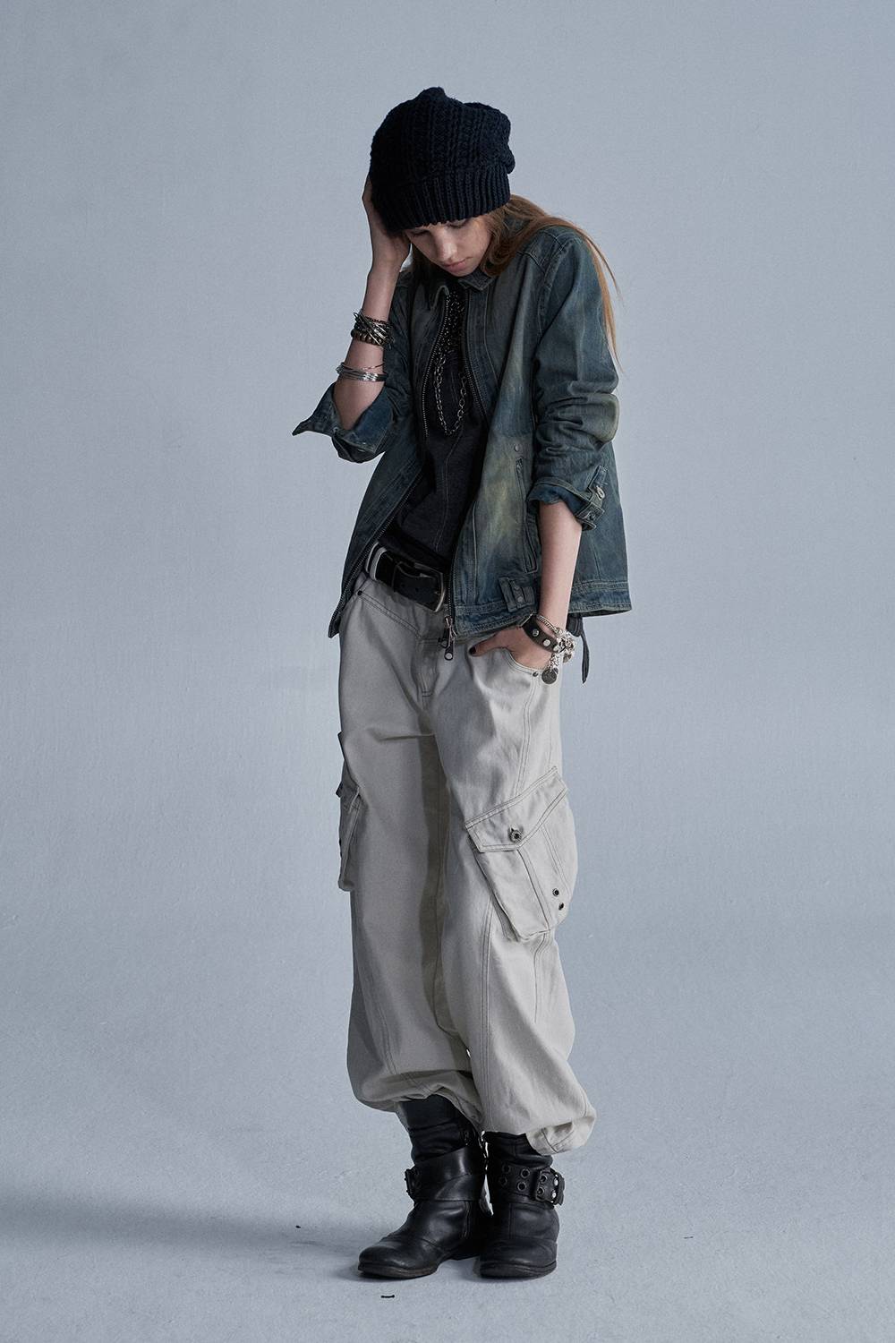 Faded Static Denim Jacket