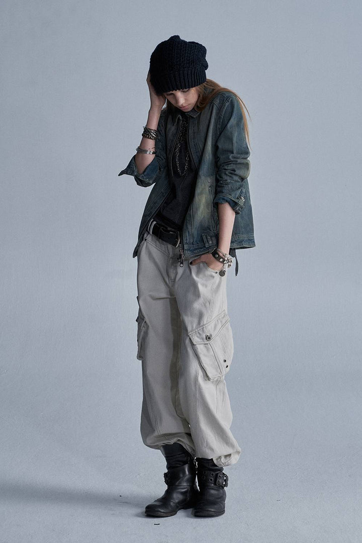 Faded Static Denim Jacket