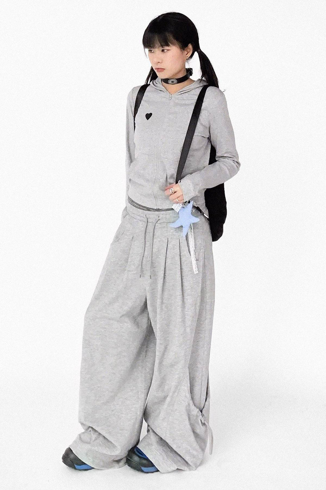 Relaxed Wide Leg Sweatpants