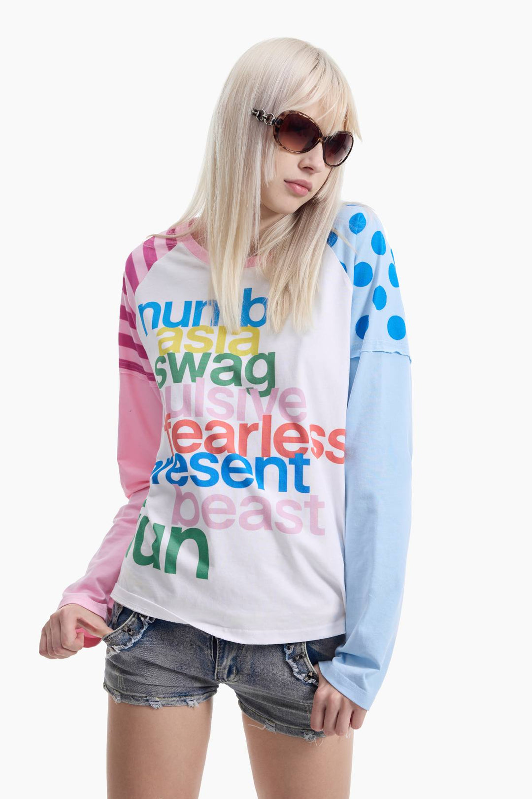 Colorblock Graphic Longsleeve
