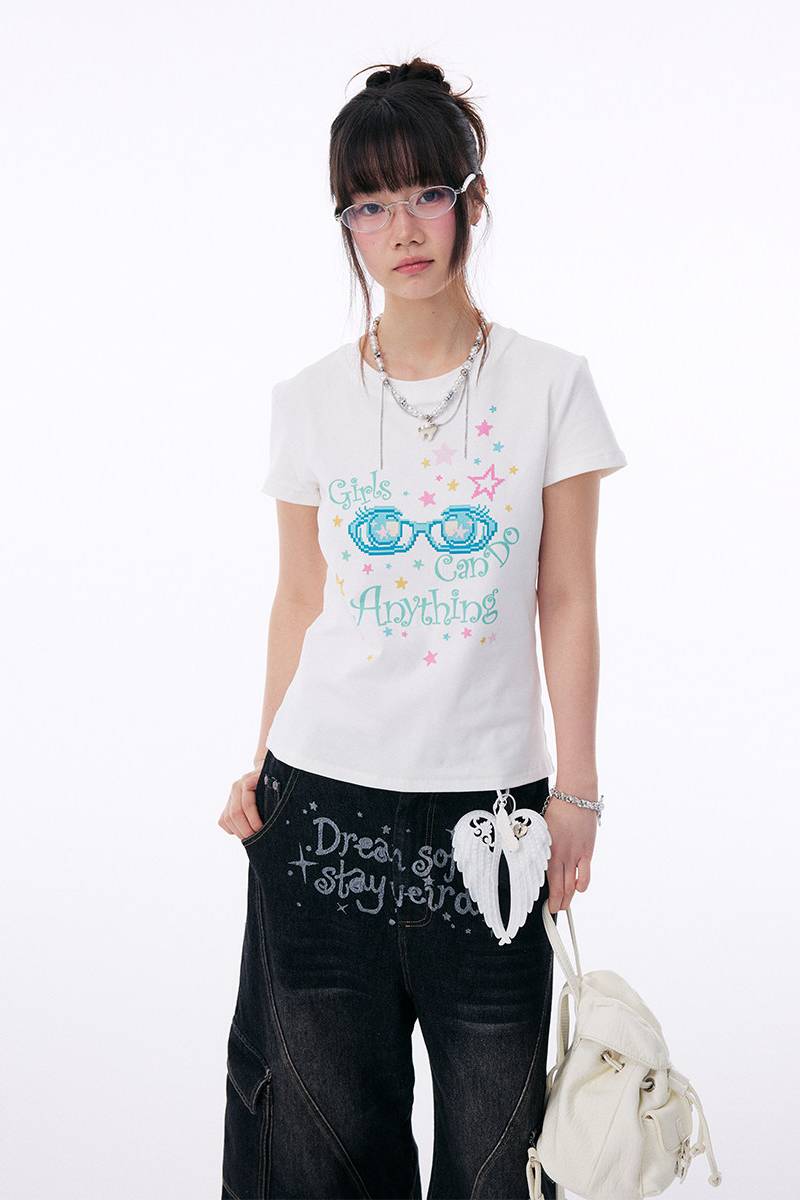 Retro Star Graphic T-shirt
