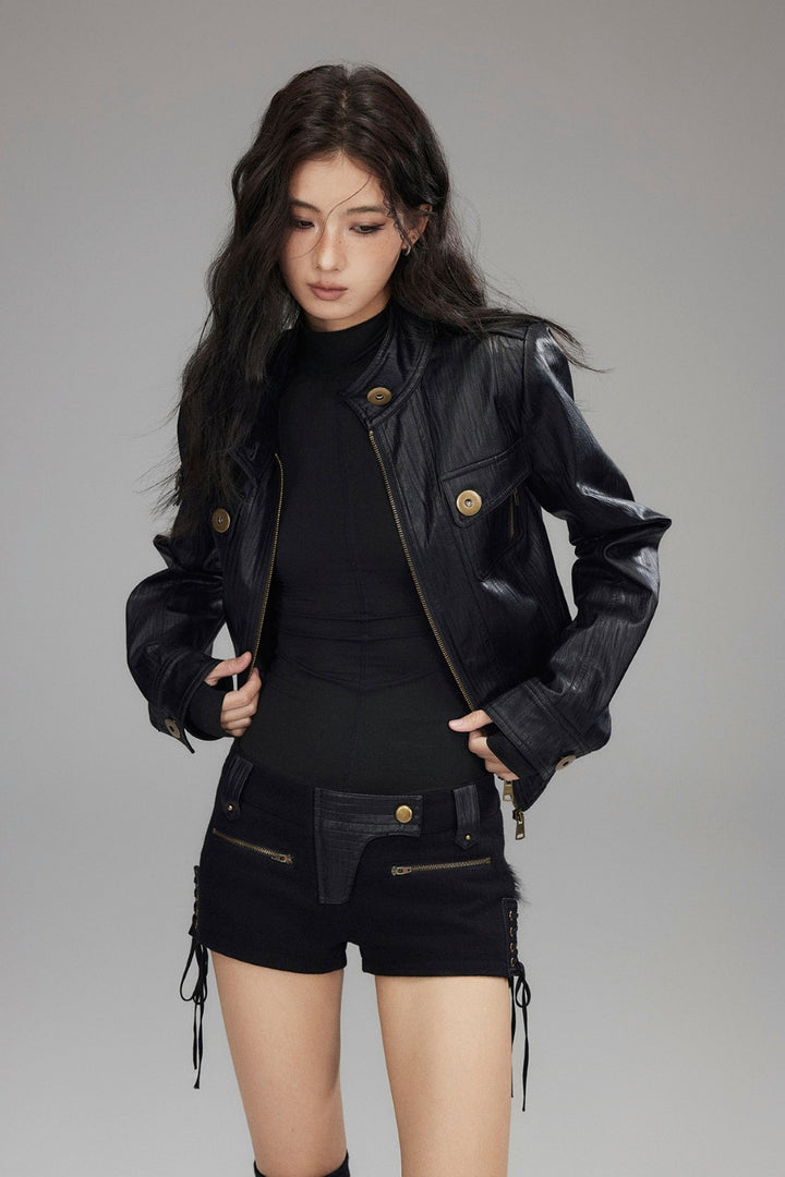 Lara Lace-Up Trim Shorts