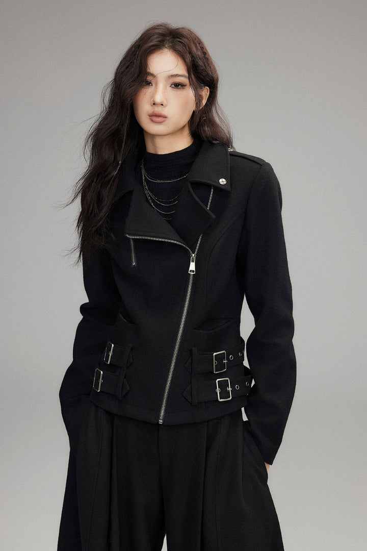 Kira Asymmetric Zip Jacket