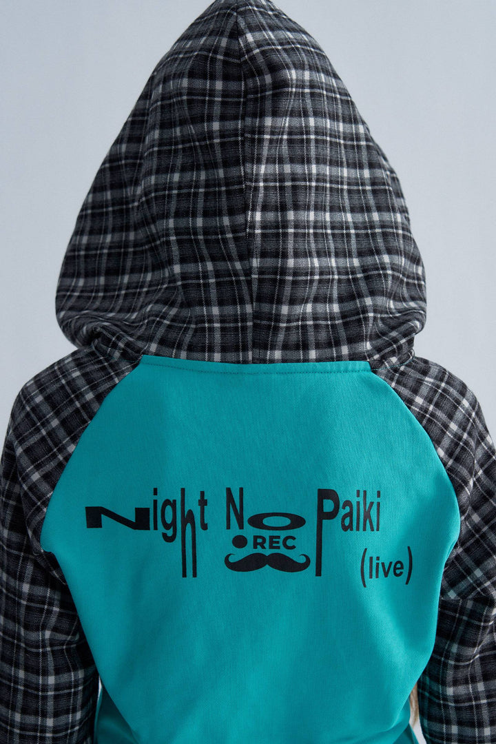 Check Graphic Hoodie