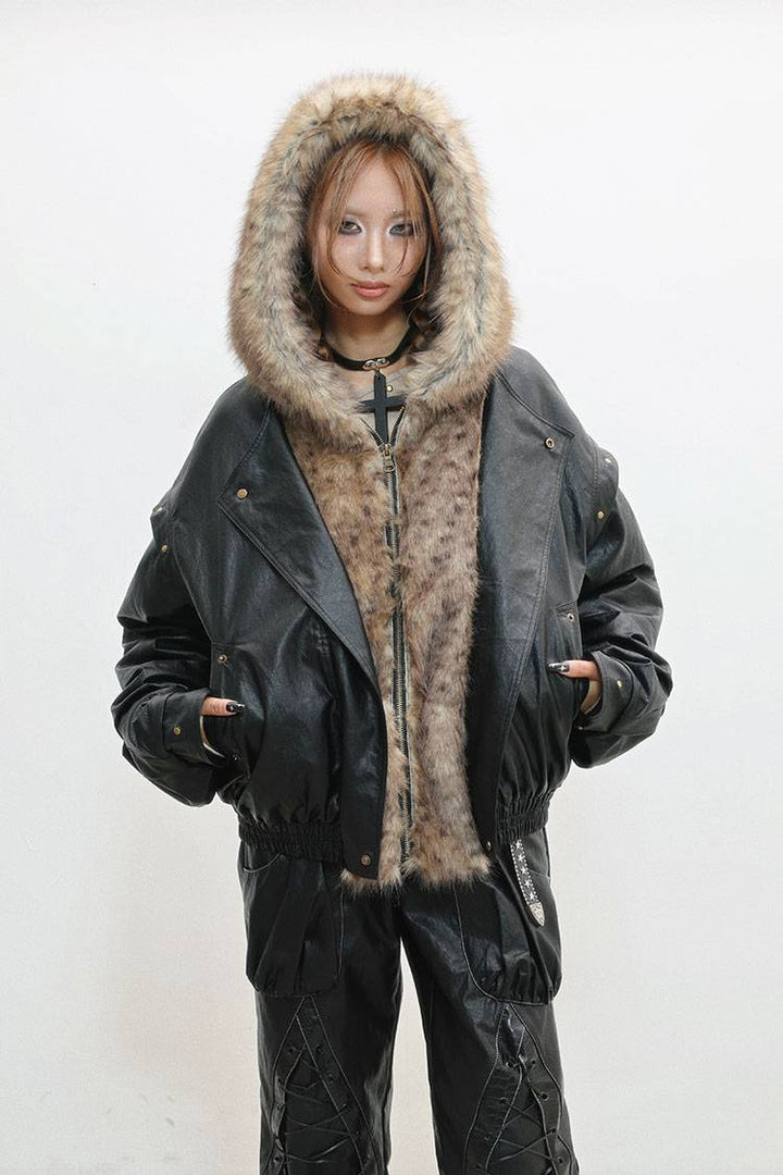 Cozy Fur Trim Jacket