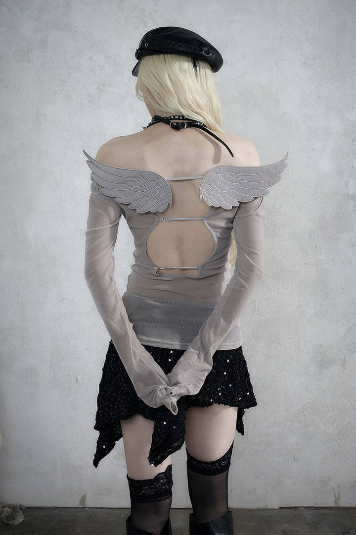 Angel Wing Long Sleeve