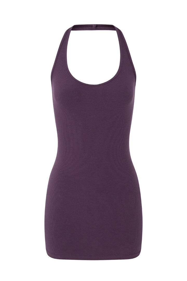 Maya U-Neck Halter Dress