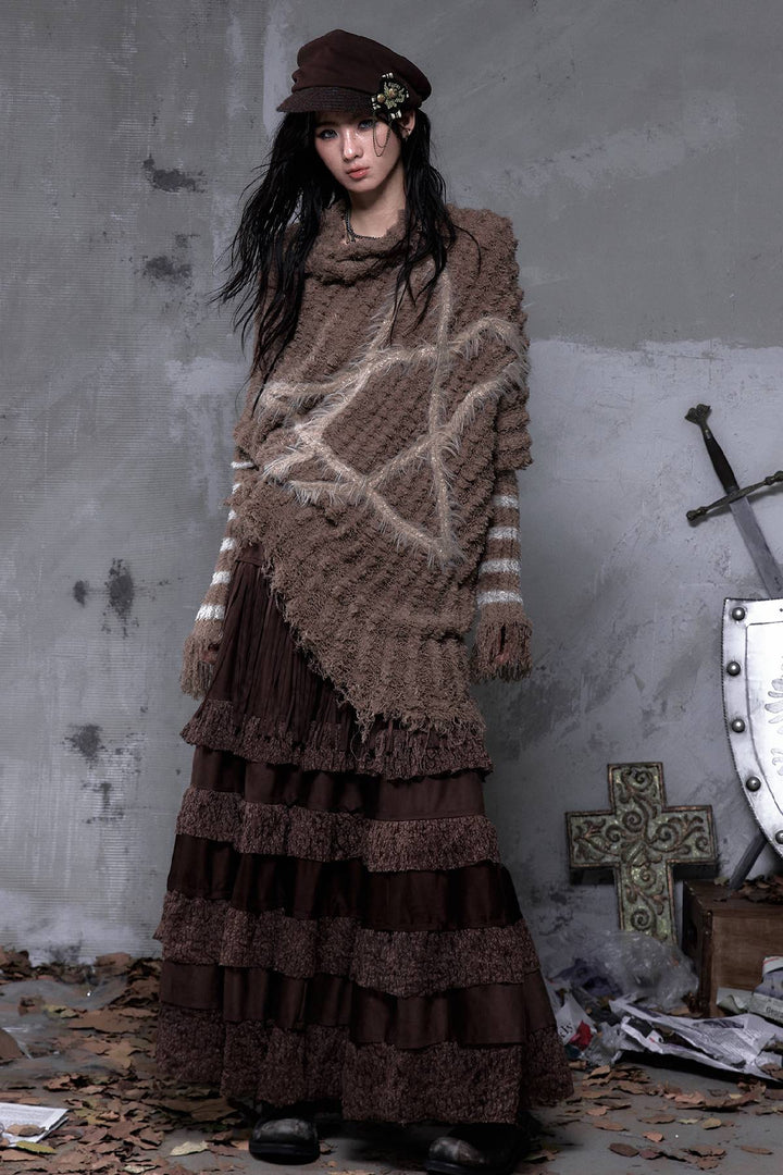 Regal Fringe Maxi Skirt