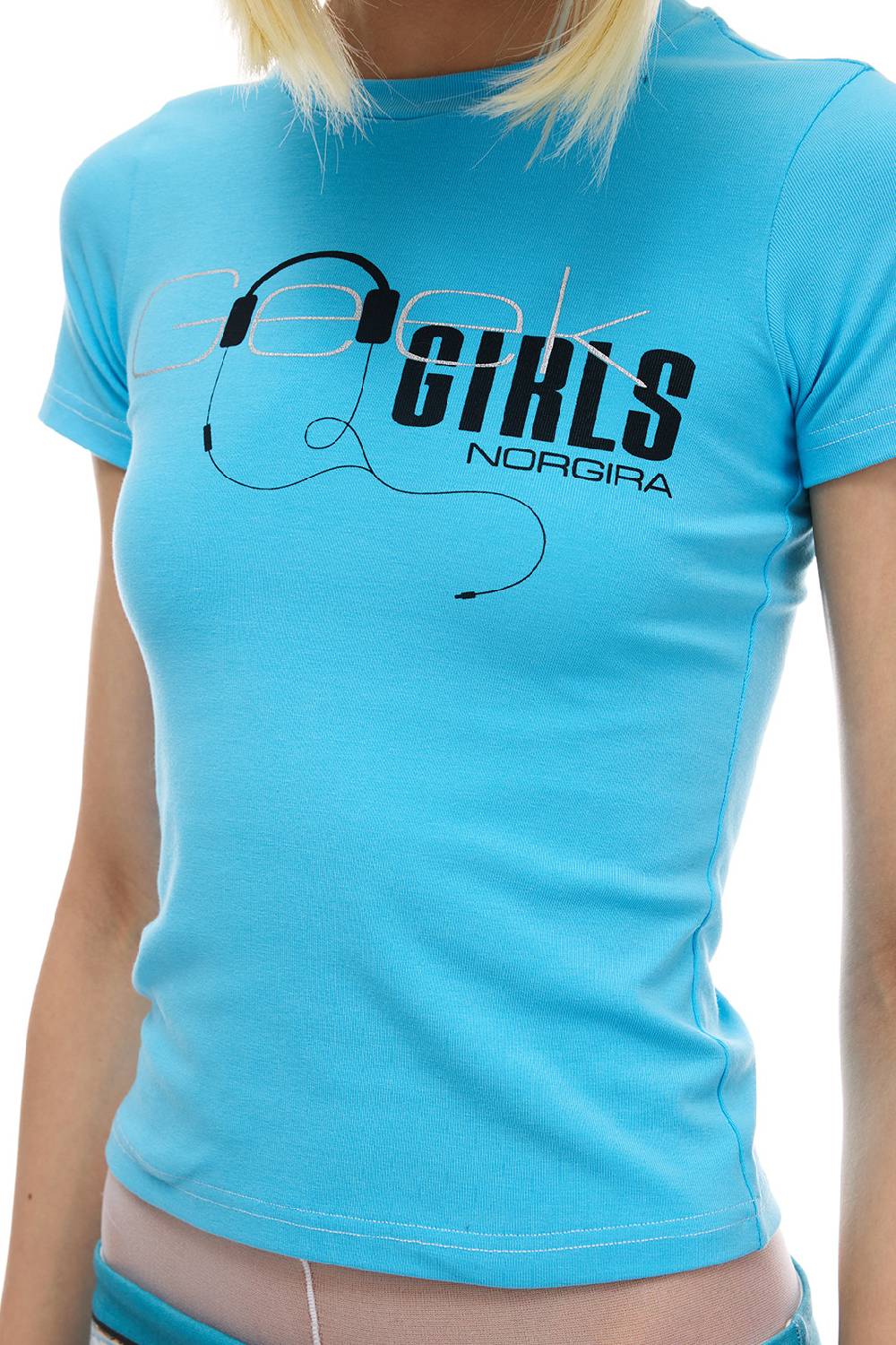 Graphic Print Slim Top