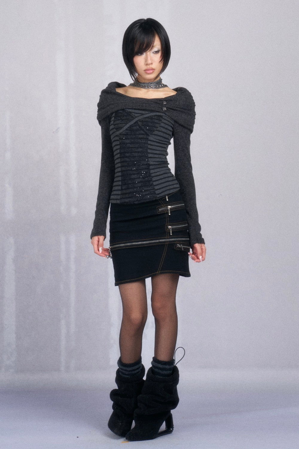 Off-Shoulder Vika Stripe Top