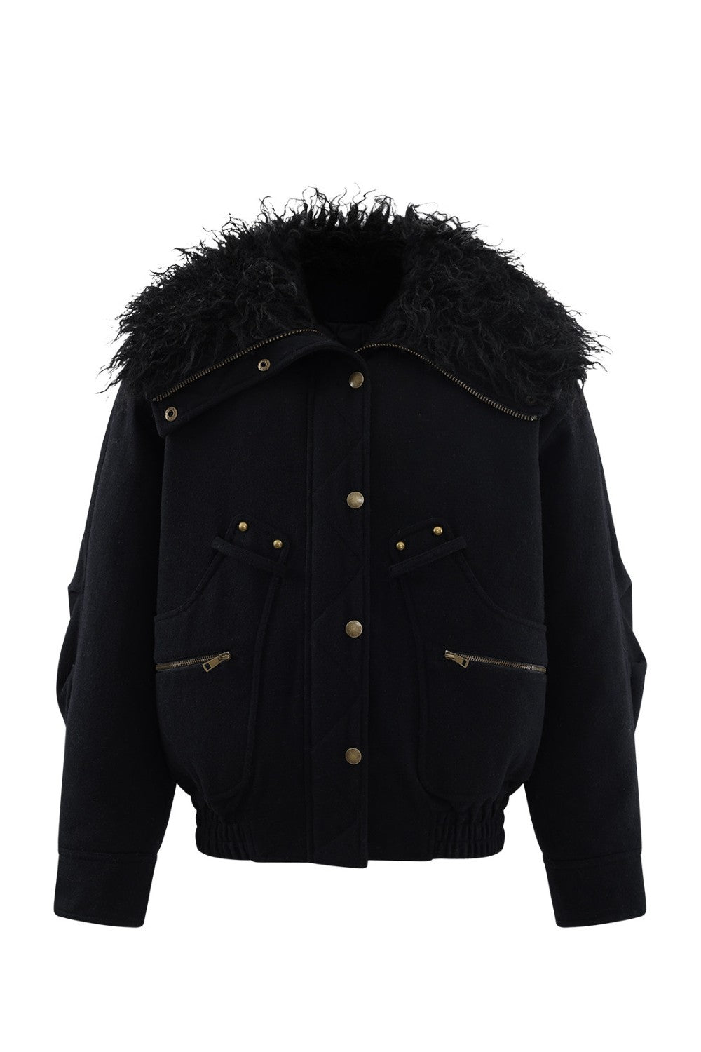 Sloane Fur Bomber Jacket