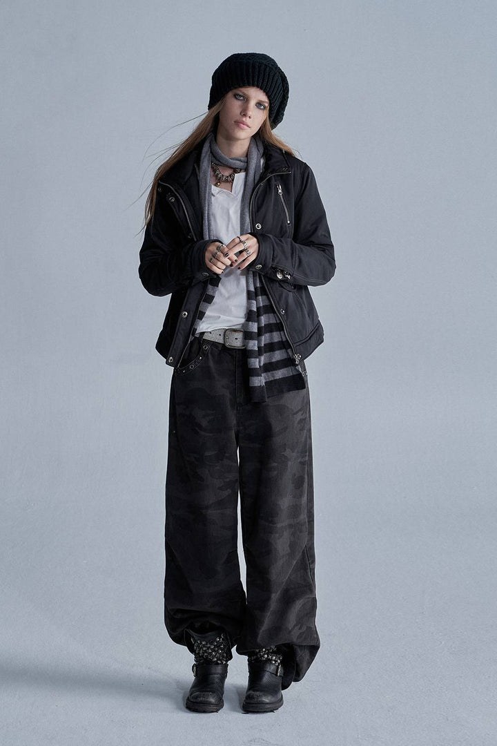 Studded Wide Leg Pants