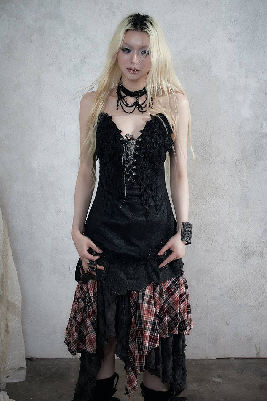 Wing Detail Corset Top