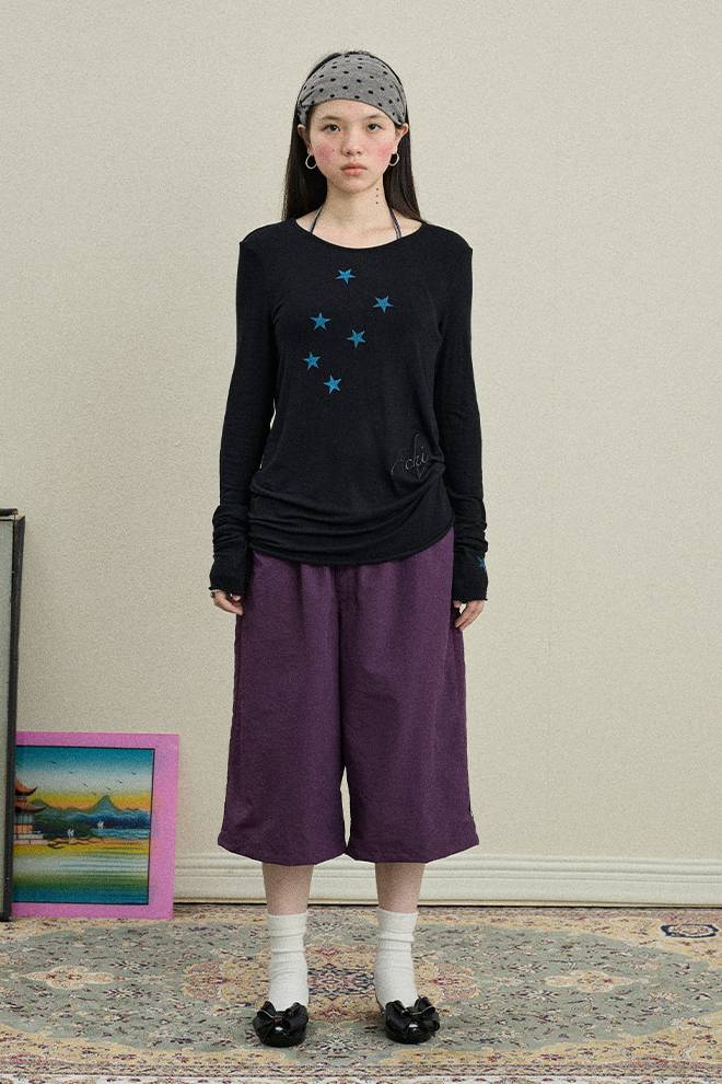 Star Line Long Sleeve Top