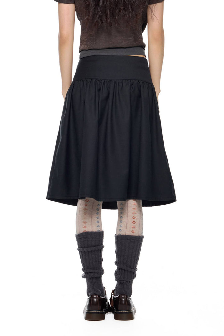 Flowy Panel Midi Skirt