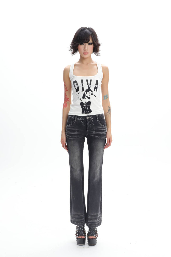 Diva Graphic Tank Top